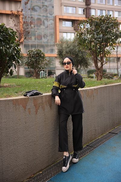 MİMİ Luxury Wear Γυναικεία αθλητική φόρμα με φερμουάρ - Σετ δύο