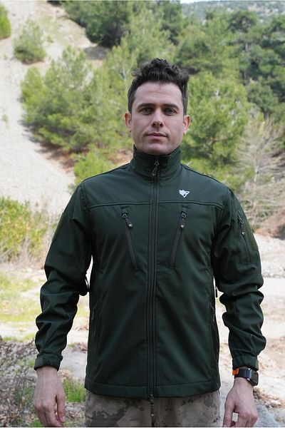 Wolftrap Tactical Altai Softshell Coat Khaki 7 Pockets Waterproof and Windproof Coat