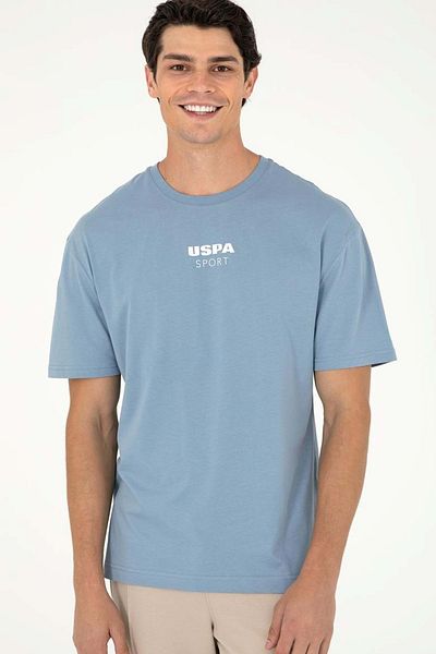 U.S. Polo Assn. Πόλο Η.Π.Α 1825577   - COMFORT FIT 100% βαμβακερό μπλουζάκι Indigo - S - ST07961-Indigo-S