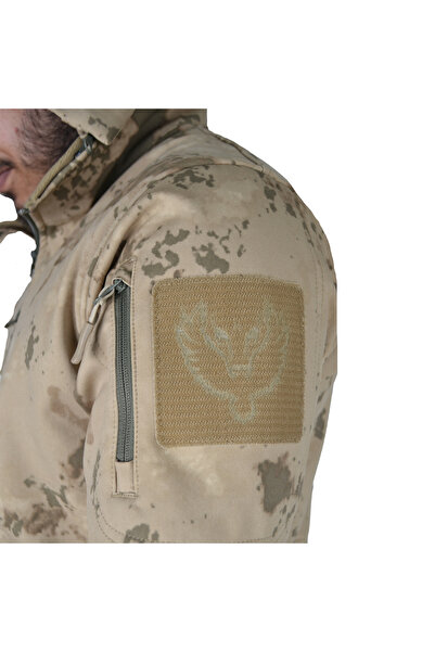 Wolftrap Tactical 10 Pocket Camouflage Pattern Softshell Jacket, Windproof Jacket