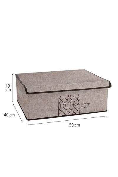 Smyak Κουτί βάσης με κάλυμμα τσόχα 50x40x19 cm 3 τεμάχια