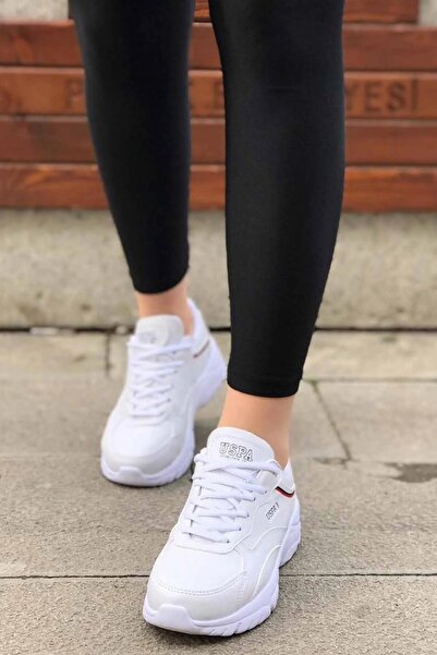 U.S. Polo Assn. Us Polo Assn Жіночі кросівки на високій підошві Tracey Жіночі повсякденні кросівки 101392312White