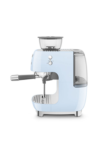SMEG Pastel Mavi Öğütücülü Espresso Kahve Makinesi Egf03pbeu