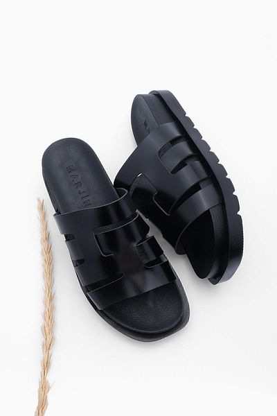 Marjin Жіночі капці Gunluk Vetka Black