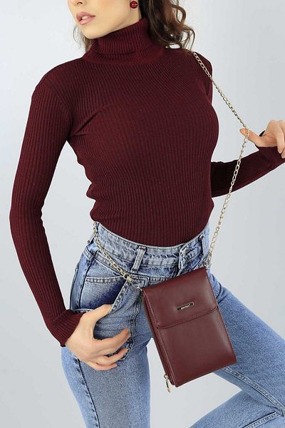 NİSUM MODA Плетено яке с риболовна яка NİSUM
