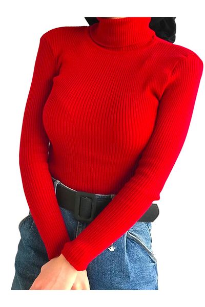 NİSUM MODA Nisum Fishing Collar Knitting Sweater