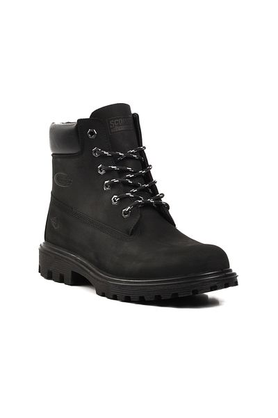 Scooter Μαύρα ανδρικά μποτάκια Nubuck