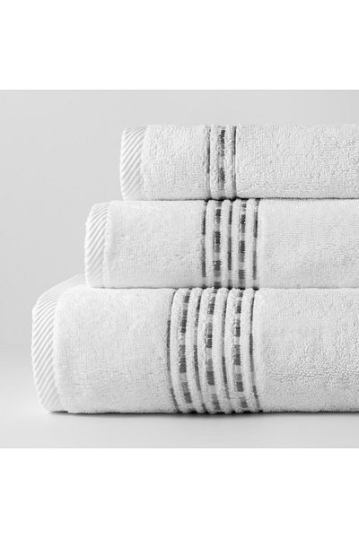 Gül Güler Gray Embroidered Hand Towel - Shades