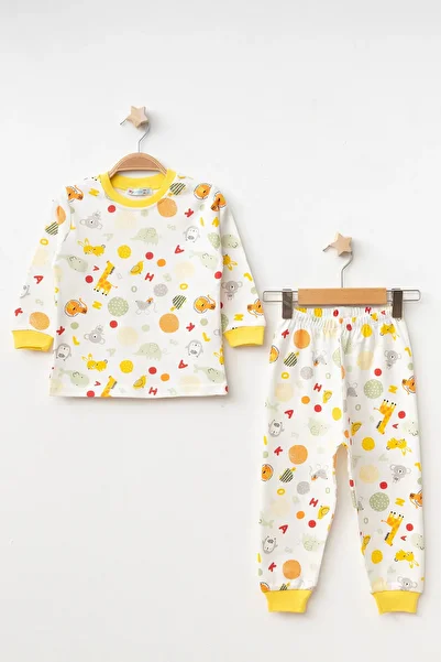 My Hanne Animals Print Long Sleeve Pajamas Set 74161