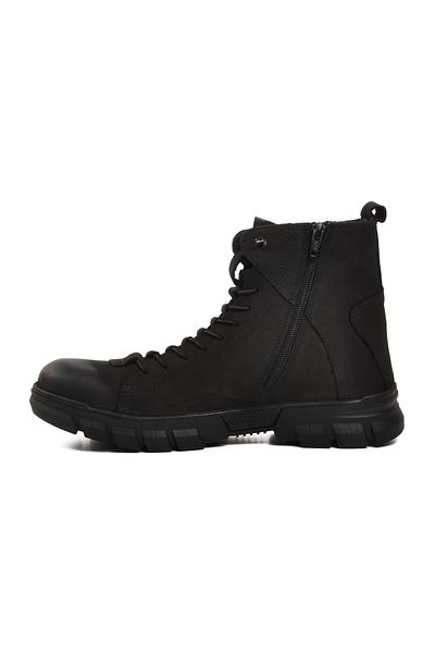 Hammer Jack Μαύρα ανδρικά μποτάκια Nubuck