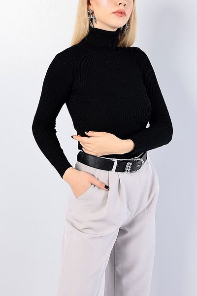 NİSUM MODA PULOVER DE tricotaj cu gât roscat NİSUM