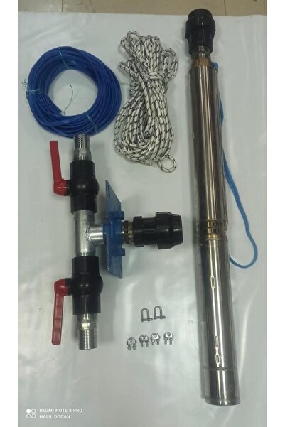 Alarko 4SD6/8 1 HP ALARKO TRİFAZE 45 MT YASSI KABLOLU  90 MT HALATLI ÇİFT VAN...