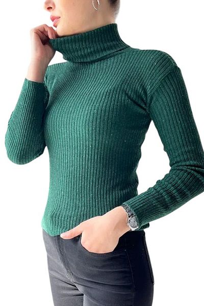 NİSUM MODA PULOVER DE tricotaj cu gât roscat NİSUM