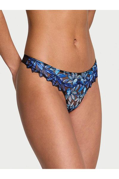 Victoria's Secret Tanga brodata cu flori Ziggy Glam