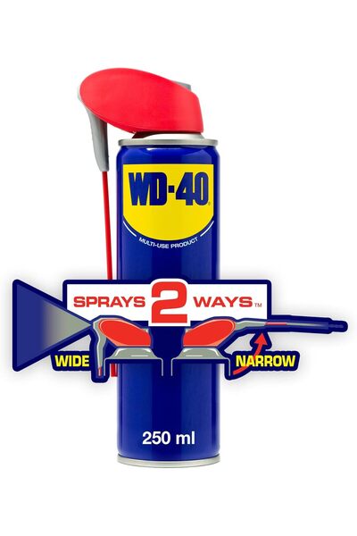 WD-40 زيوت التشحيم ذات التأثير المزدوج ذات القشة الذكية 250 مل