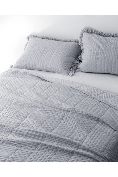 Madame Coco Medus Tek Kişilik Yatak Örtüsü - İndigo