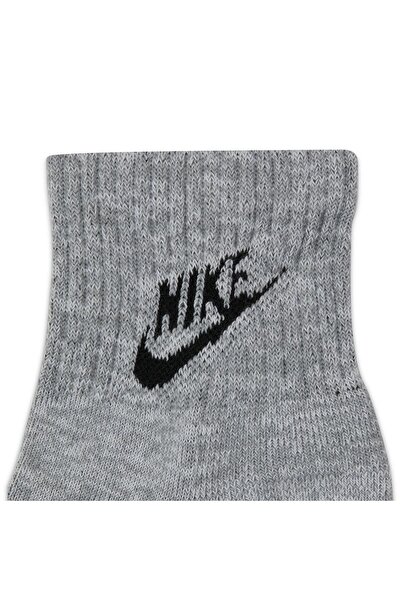 Nike Чорапи до глезена с възглавнички Everyday Plus, 2 чифта, сиви