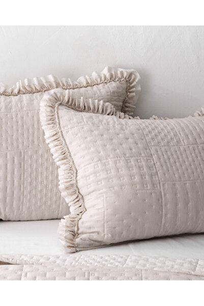 Madame Coco Medus Çift Kişilik Yatak Örtüsü - Bej