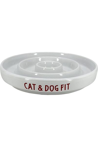 cat & dog fit Slow Feeding Ceramic Food Bowl