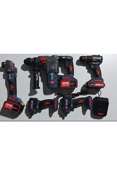 StechEnd Akülü 5'li Eko Set SX-12 / SX-32 / SX-35 / SX-44 / SX-54 2 * 4.0AH 1 * 2.0AH