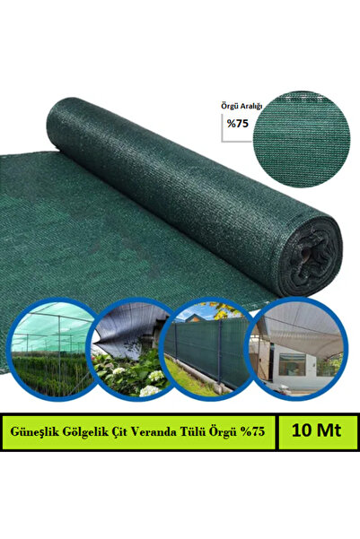 Venoa Bahçe Çit Fileli Örtü Güneş Koruyucu Gölgelik 150x1000 Cm