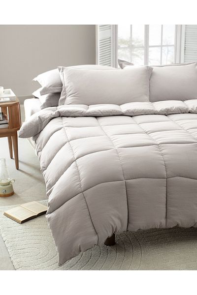 Madame Coco Mona Single Comforter Set - Stone