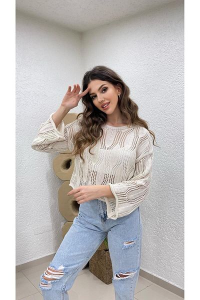 MODA ΓΥΝΑΙΚΕΙΑ ΠΛΕΚΤΗ ΜΠΛΟΥΖΑ ΜΕ ΣΧΕΔΙΟ ΦΥΛΛΑ