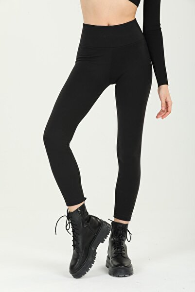 Domoda Black High Waist, Recovery Soft Winter Stretchy Leggings