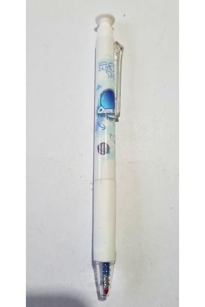 Modellino Saturn Erasable Blue Ballpoint Pen Gp-33169 - 1 Piece with Body Color Options