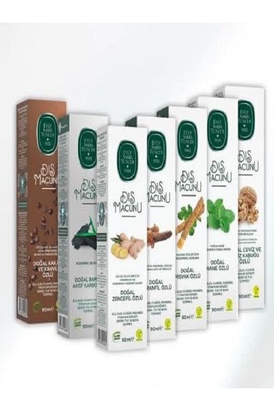 Eyüp Sabri Tuncer Eyüp Sabri Tuncer - Toothpaste (Carbon, Mint, Coffee Eyes, Ginger, Carnation, Miswak, Walnut 90ml)