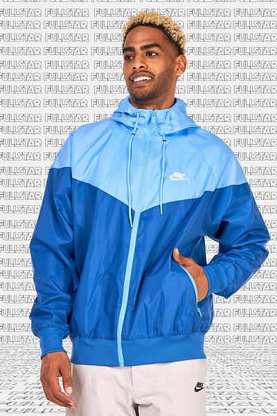 Nike Αθλητικά ρούχα Windrunner Jacket Blue Navy Hooded Ανδρικό μπουφάν Μπλε Navy