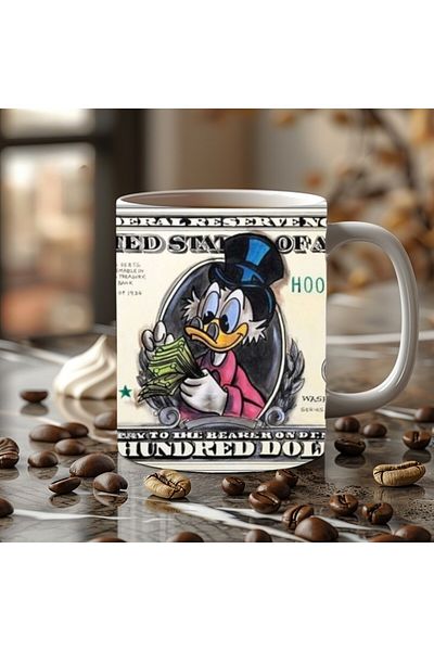 Evion Cartoon Characters Within Dollar 3D Print Porcelain Mug Mug - Gift Mug - Printed Mug