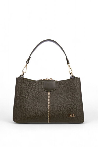 Bilik Deri Yeşil-Rölax Kadın Omuz Çantası DLR 109