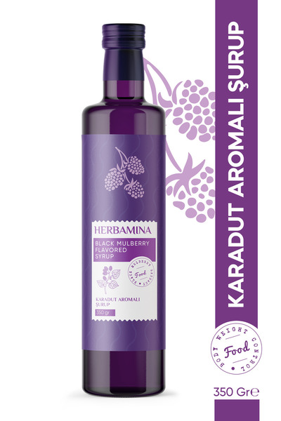 Herbamina Karadut Aromalı Şurup 350 gram