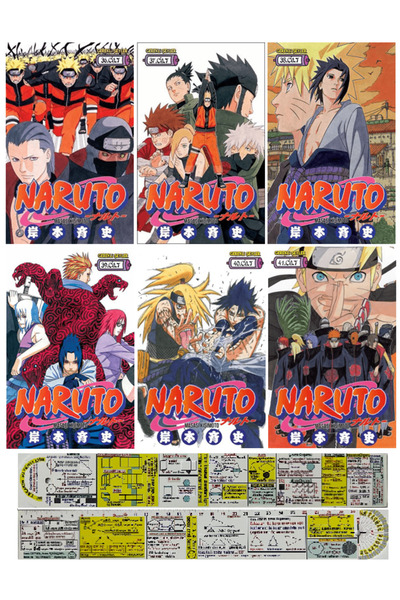 Gerekli Şeyler Yayıncılık Naruto 36-37-38-39-40-41. Ciltler Manga Seti + Mat....