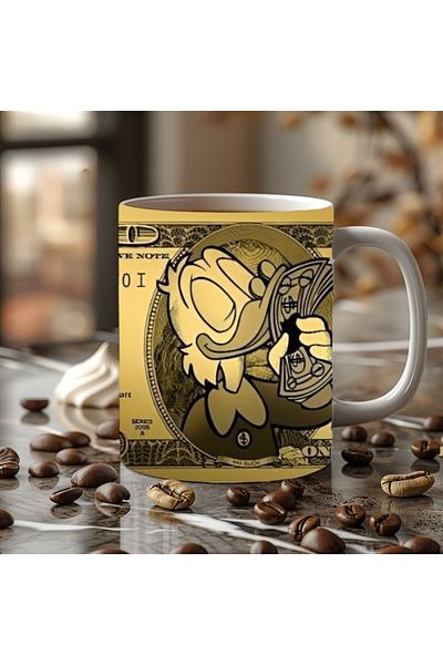 Evion Cartoon Characters Within Dollar 3D Print Porcelain Mug Mug - Gift Mug - Printed Mug