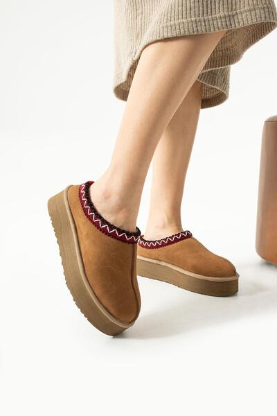 FOLLİNİ Kadın Kürklü Bot Taba