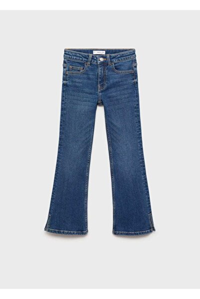 MANGO Kids Yırtmaçlı flared jean