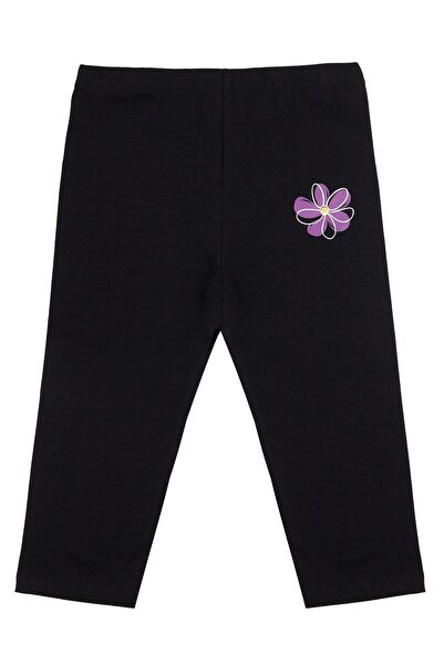 Chandraswear Girl's Purple Tights Tshirt Set - Alden