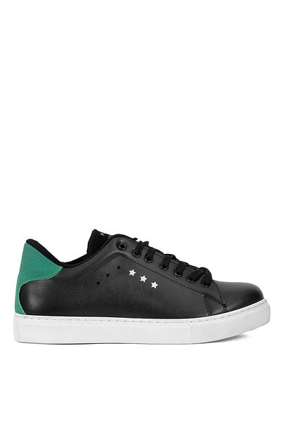 Ayakkabı Fuarı Elit Btnttk01C Men's Classic Sneakers Black
