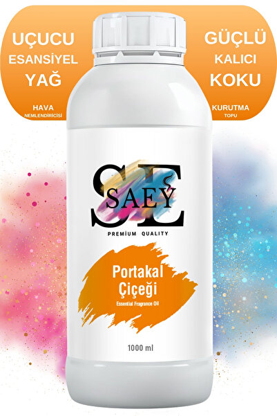 SAEY Portakal Çiçeği Esansiyel Uçucu Koku Yağ Buhurdanlık Yağı Difüzör Esansı...
