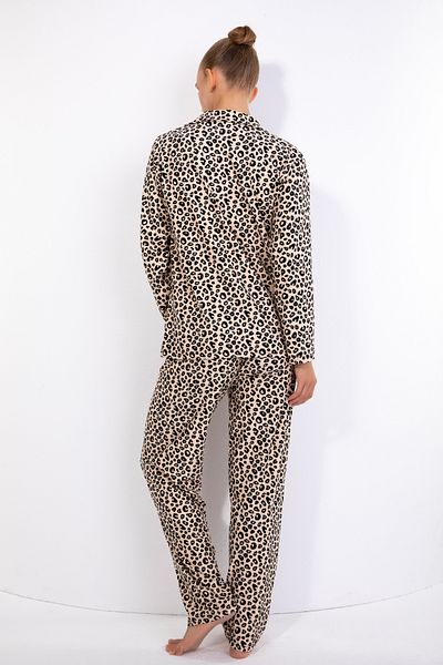 Cansın Mini Σετ πιτζάμες 20129 Model Leopard Print
