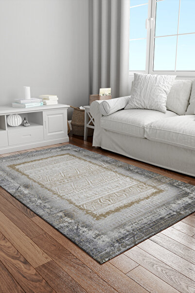 nova century Digital Printed Machine Washable Non-Slip Base Stain-Proof Kitchen-Living Room Carpet and Floor Mat