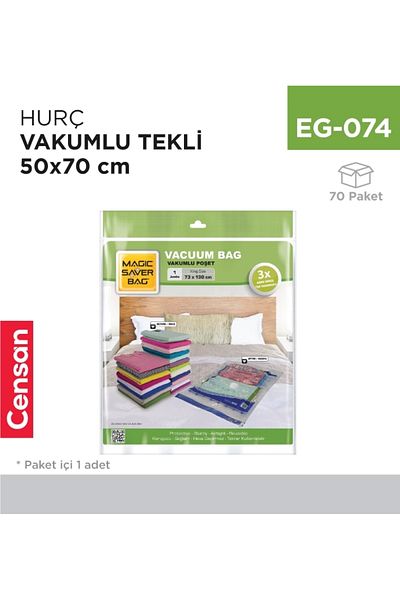 Censan 50 Cm*70 cm (L) Curch Vacuum Single Pack