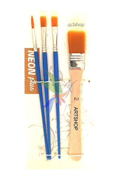 Artshop 35x50 cm Tuval, Südor 6x25 Akrilik Boya, Zemin Fırçalı , Ponpon Fırça, Palet, Su Kabı Başlangıç Seti