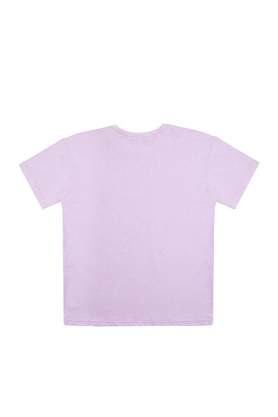 Chandraswear Purple Printed T-Shirt for Girls - Wear
