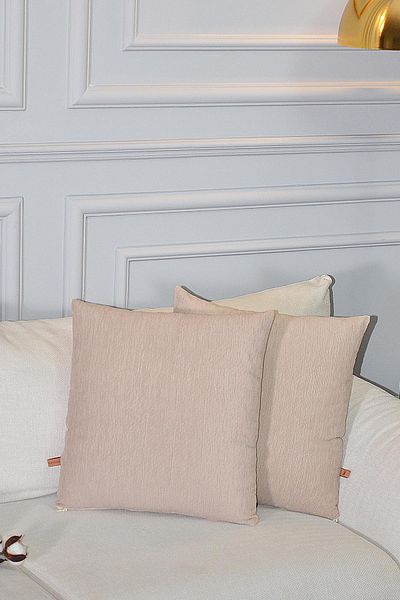 BİRHOME Декоративна калъфка за възглавница Nope Jacquard Special Design от 2 части 43x43 см