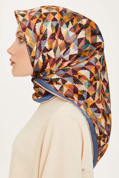 Armine ΜΕΤΑΞΙΝΟ Φουλάρι ARMIN 9214D (TWILL)-03