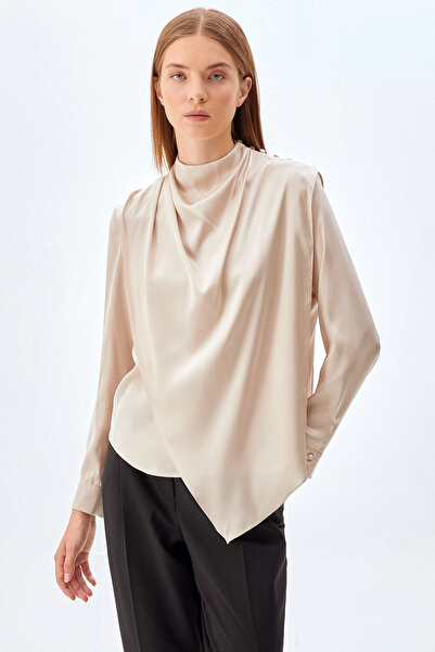 NAGRADA Dökümlü Gömlek Bej