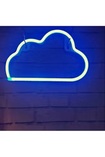 Generic Cloud Sign Wall Hanging Led Blue